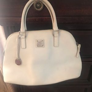 MINT Dooney Bourke White Pebble leather Satchel